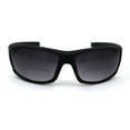 thumbnail image 2 of Mens Rectangular Warp Plastic Sport Bi-focal Reading Lens Sunglasses Matte Black 3.5, 2 of 4