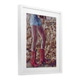 thumbnail image 4 of Rancher Gal Cowgirl White Framed Print Under Glass, design by Jesse Keith, 4 of 10