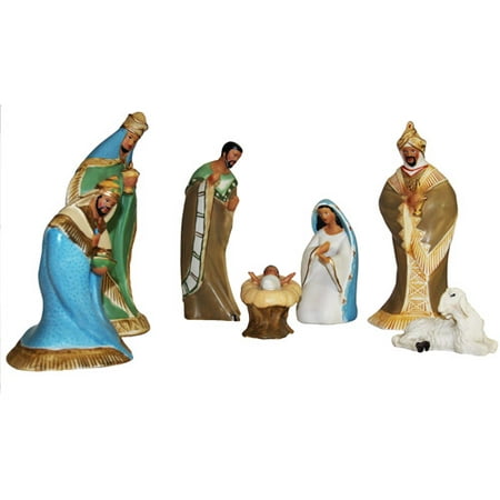 UPC 086131794308 product image for Kurt Adler J9586 1. 87 inch -6. 25 inch African American Nativity Figure Set of  | upcitemdb.com