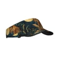 thumbnail image 1 of Fotbe Leopard Reading Tarot Cards Visera Deportiva con Diseño, Gorra Abierta Ajustable de Algodón para Mujer y Hombre, 1 of 7