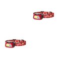 thumbnail image 2 of Faro recargable USB Naiovety 5 modos alto brillo linterna camping pesca cabeza antorcha Rojo, 2 of 6
