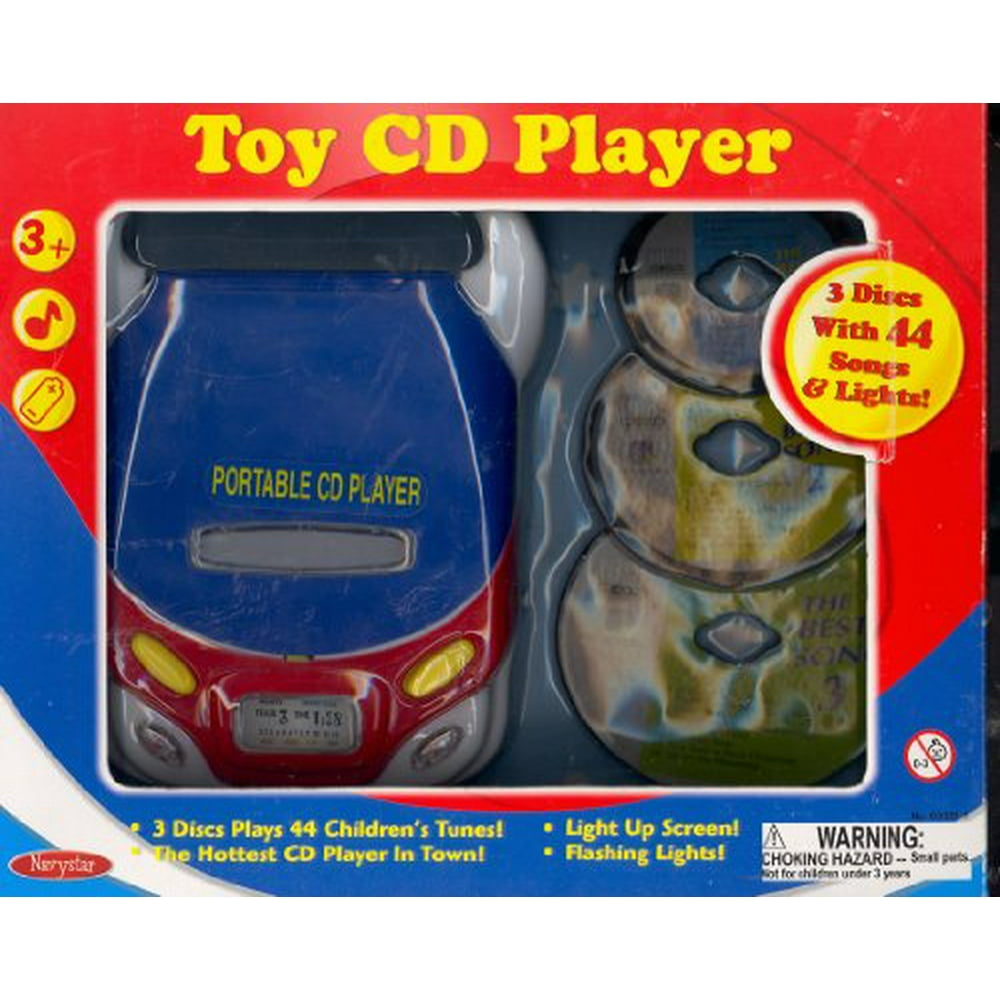 Toy Portable Cd Player 44 Children Songs Music Tunes