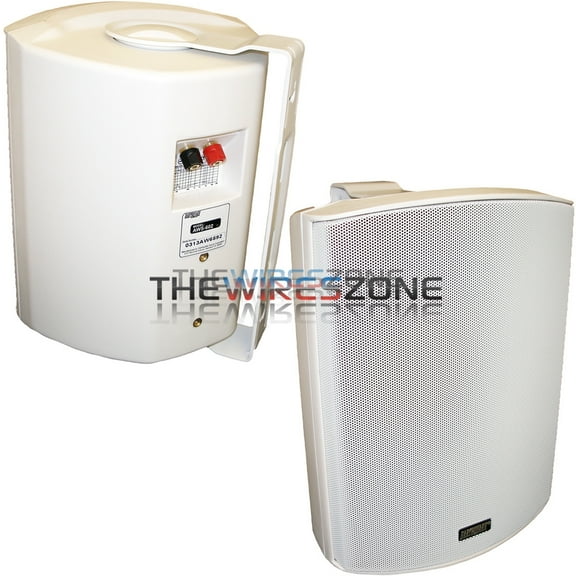 Earthquake Sound AWS-602W 6' White Weatherproof Indoor/Outdoor Speaker (pair)