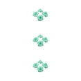 thumbnail image 4 of kurtrusly 50 Pcs Texture Douce Tissu Multicolore pour Bricolage et Déco Fibre Aspect Réaliste Grand Application Fêtes Cyan 4,5 cm 3 Ensembles, 4 of 6