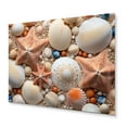 thumbnail image 2 of Designart "Beach Photo Seashell composition VI" Nautical & Beach Metal Art Living Room, 2 of 5