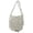Off-white, variant on Women's Boho Macrame Bucket Shoulder Bag Cotton Rope Crossbody Purse Summer Beach Beads Drawstring Hollow Out Handbag