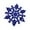Blue, variant on CISIL & Snowflakes-Christmas Tree Decorations, Snowflake Ornaments for Tree, Plastic Glitter White Snow Flakes Ornaments, Christmas Indoor Winter Wonderland Decor Light Blue - 12PC-10CM
