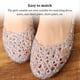 thumbnail image 3 of Sandalias Qarigey para mujer 1 par de gelatina transpirables informales de verano de cristal Calzado Talla 37 Rosa, 3 of 6