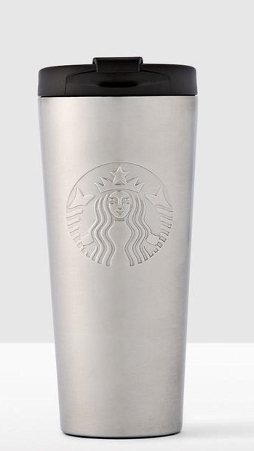Starbucks Stainless Steel Tumbler Travel Cup with Flip Top