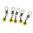 thumbnail image 3 of S SERENABLE 20 Pcs Space Beans Fishing Line to Hook Swivels Shank Clips Connector Yellow Medium 32mm Long, 3 of 9