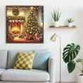 thumbnail image 4 of Christmas Tree Fireplace Diamond Painting Kits for Adults, 5D Diamond Art Kits for Adults Beginners, DIY Full Round Drill Diamond Dot Painting Gem Art Kits for Adult, Home Wall Decor 12x12 Inch, 4 of 7