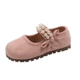 thumbnail image 3 of Jinhomg Toddler/Little Girls Mary Jane Ballerina Flats Shoes Slip-on School Party Fashion Y2k Dress Shoes Pink 28, 3 of 10