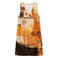 thumbnail image 7 of Noric Women's Sleeveless V Neck Tank Dresses Print Casual Loose Fit with Pockets Summer Mini Dresses, 7 of 7