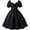 Black, variant on CAICJ98 Girls Elegant Princess Short Sleeve Fold Pleated High Waist Flared A Line Party Dresses for Girls (9-10 Years,Black)