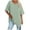 Mint Green, variant on Posijego Women's Oversized T Shirts Plain Short Sleeve Tops V Neck Casual Oversized Summer Tee Shirt for Women
