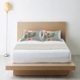 thumbnail image 6 of Yayeee Pillowcase Queen Size Set of 2 Satin Wrinkle Resistant Pillow Case, Stars Flower, 6 of 7