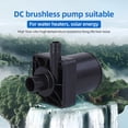 thumbnail image 4 of TFixol 12V High-Performance Multi-Use Booster Pump - 700L/h Flow Rate, 5m Lift Height, 18W Power, Ideal for Solar Showers and Smart Toilets, Mini Submersible Pump with 1.5m Power Cord and Two Fixed, 4 of 6