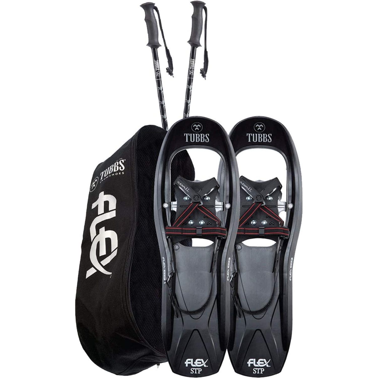 Snowshoes Men's Flex STP Trail Walking Snowshoes Kit with Poles and Bag