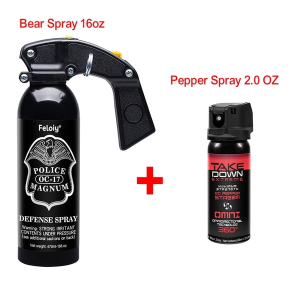 Bear Repellent Spray 16oz Bear Spray with Pepper Spray 2.0 OZ