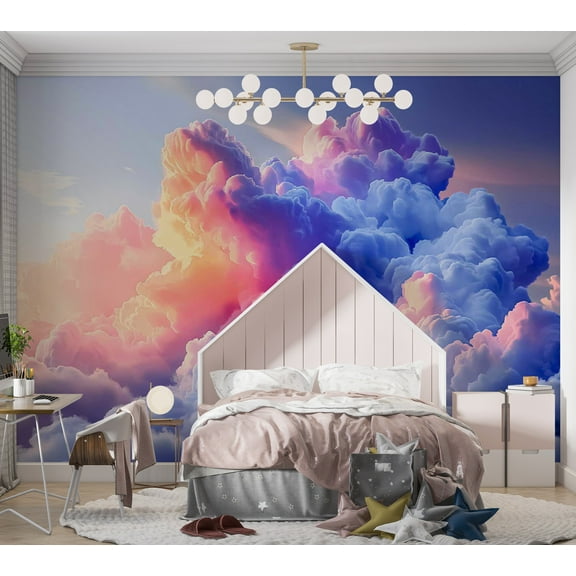 Surface Background Wallpaper Wall Mural - Artistic Clouds