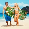 thumbnail image 6 of dinapents Summer Leaves Beach Towel 75x150cm Microfiber - Oversized Sand-Resistant Multipurpose Towel for Yoga, Travel & Outdoor Activities, 6 of 6