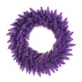 thumbnail image 1 of Purple Dural-Lit Wreath with Purple LED Lights, 36 in., 1 of 1