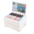 thumbnail image 1 of Piano Calendar, Adjustable Playable Weekly Music Lessons with USB Rechargeable Battery for Music Lovers, Metal, Approx. 13x9x8.7cm, 1 of 7