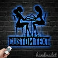 thumbnail image 3 of Handmadetneonsign Personalized Nail Salon Metal Wall Art LED Light - Custom Nail Beauty Sign Room, 3 of 5