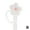 white, variant on Cute Flower Straw Cover Cap for 30&40oz Tumblers with Handle, Reusable Silicone Straw Topper for 10mm Caliber Straws