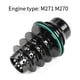 thumbnail image 5 of Turbo Muffler Exhaust Manifold Repair Connector for C180 C200 M271, 5 of 5