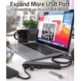 thumbnail image 4 of Hub USB C Syntech de 4 puertos USB 3.0 con cable de 60 cm para iPhone, 4 of 7