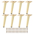 thumbnail image 1 of 8Uds Patas de Muebles de Metal Unique Bargains Doradas 8 Pulgadas, 1 of 6