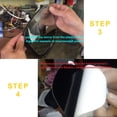 thumbnail image 4 of Kenally 2 Pieces Vehicle Glass Rear-view Mirror Heated Cushion Driving Quick Safe Pad Heater Warm Remover DC Defoggers 12V 3piezas, 4 of 6