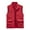 Red Tops for Men, variant on Men's Lightweight Outdoor Travel Vest Warm Waistcoat Fleece Gilet Stand Collar Sleeveless Multi-Pockets Fishing Photography Hiking Vest with Detachable Hood Red XXL