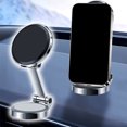 thumbnail image 5 of ​10-Point Magnetic Car Phone Mount 360° Rotatable Dashboard Holder Foldable Alloy Magnet Vehicle Mounting Bracket Strong Stable Phone Grip for Cars Trucks SUVs (Black 0.3lb)​, 5 of 5
