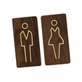 thumbnail image 3 of Men and Women Restroom Signage Universal Placard Thicken Bathroom Brand Restroom Sign Sturdy for Bathroom Mall Offices Hotel, 3 of 9