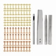 thumbnail image 6 of 0.55/0.75Inch Red Copper/ Brass Metal Studs Riveting for Crafting, 6 of 9