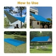 thumbnail image 5 of Rectangle Sun Shade Sail Canopy, UV Block Fabric Shelter Cloth Screen Awning for Outdoor Patio Garden, 5 of 8