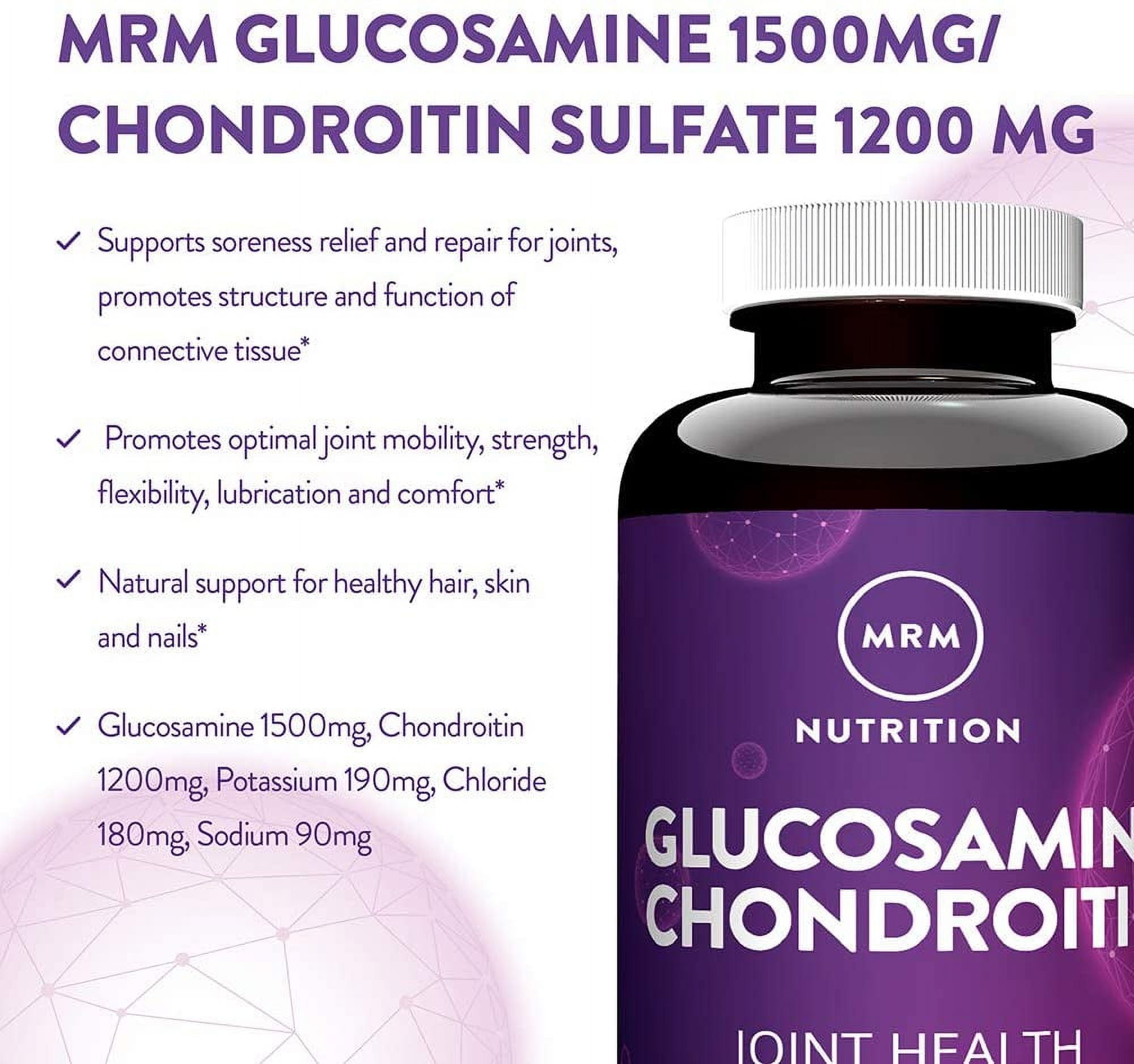 MRM Glucosamine Chondroitin Capsules, 180 Ct
