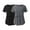 Dark Gray, variant on Fanxing Women 2PCS Breastfeeding Tee Shirts Layer Maternity Nursing Tops Short Sleeve Tunics Summer Feeding Blouse S,M,L,XL,XXL