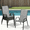Gray, variant on Arlopu Outdoor 6 Piece Dining Chairs, Patio Stackable Textilene Chai Set for Garden Backyard