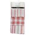 thumbnail image 1 of 3 Piece Cotton Tea Towels - Brown Plaid Towel Set, 1 of 1
