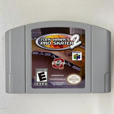 Tony Hawk's Pro Skater 2 N64 Game,US Version