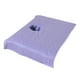 thumbnail image 4 of Juego de sábanas de algodón para camilla de masaje - Funda de algodón suave para cama facial - Incluye sábana plana Lila, 4 of 4