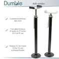 Dumble HeavyDuty RV Camper Leveling Jack Stands, 21”37” Inch Support, 2 Piece Set for Travel