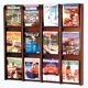 thumbnail image 1 of Mazo de madera Divulge 12 Magazine Wall Display, caoba Wooden Mallet MM-12MH, 1 of 1