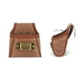 thumbnail image 6 of TOURBON Canvas Tool Belt Carry Pouch Nail Drill Waist Holder Storage Tape Measure Clip, 6 of 11
