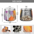 thumbnail image 3 of Bold Wildflowers Line Ashtray with Lid Cigarette Ashtray Stainless Steel Ash Tray Ash Holder for Home Outdoor, 3 of 7