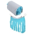thumbnail image 4 of Casa túnel para mascotas, escondite extraíble para animales pequeños, tubo de juego con hamaca y cortinas con borlas para hámster, cobaya, azul, 4 of 14