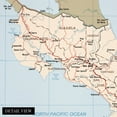 thumbnail image 2 of HISTORIX 1987 Costa Rica Vintage Map Poster Wall Art Print, 24 x 30 Inch, 2 of 8
